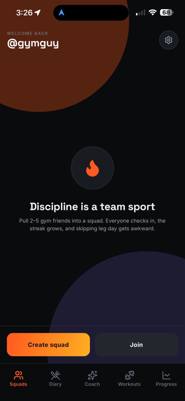 SquadPax app screen